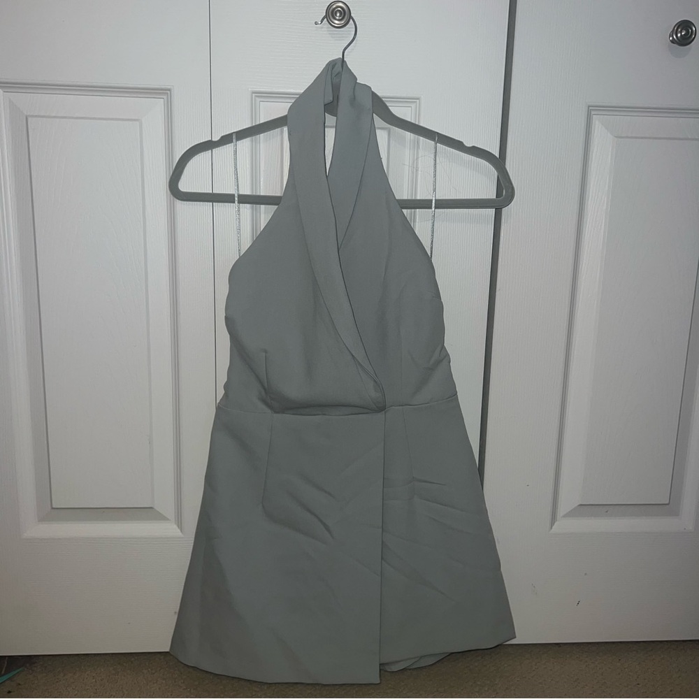 Abercrombie & Fitch Backless green romper